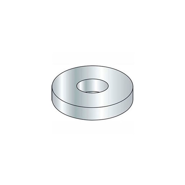 Titan Fasteners 1/2in Flat Washer - SAE - 17/32in I.D. - Steel - Zinc - Grade 2 - Pkg of 1 Lb. HPD08 - main